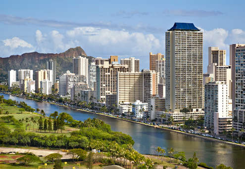 Skyline at Island Colony Exterior View