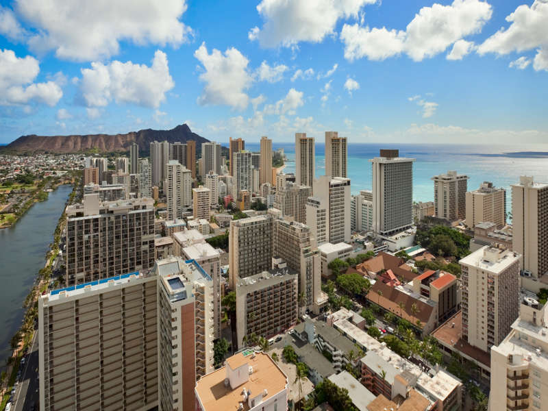 Waikiki panoramic view