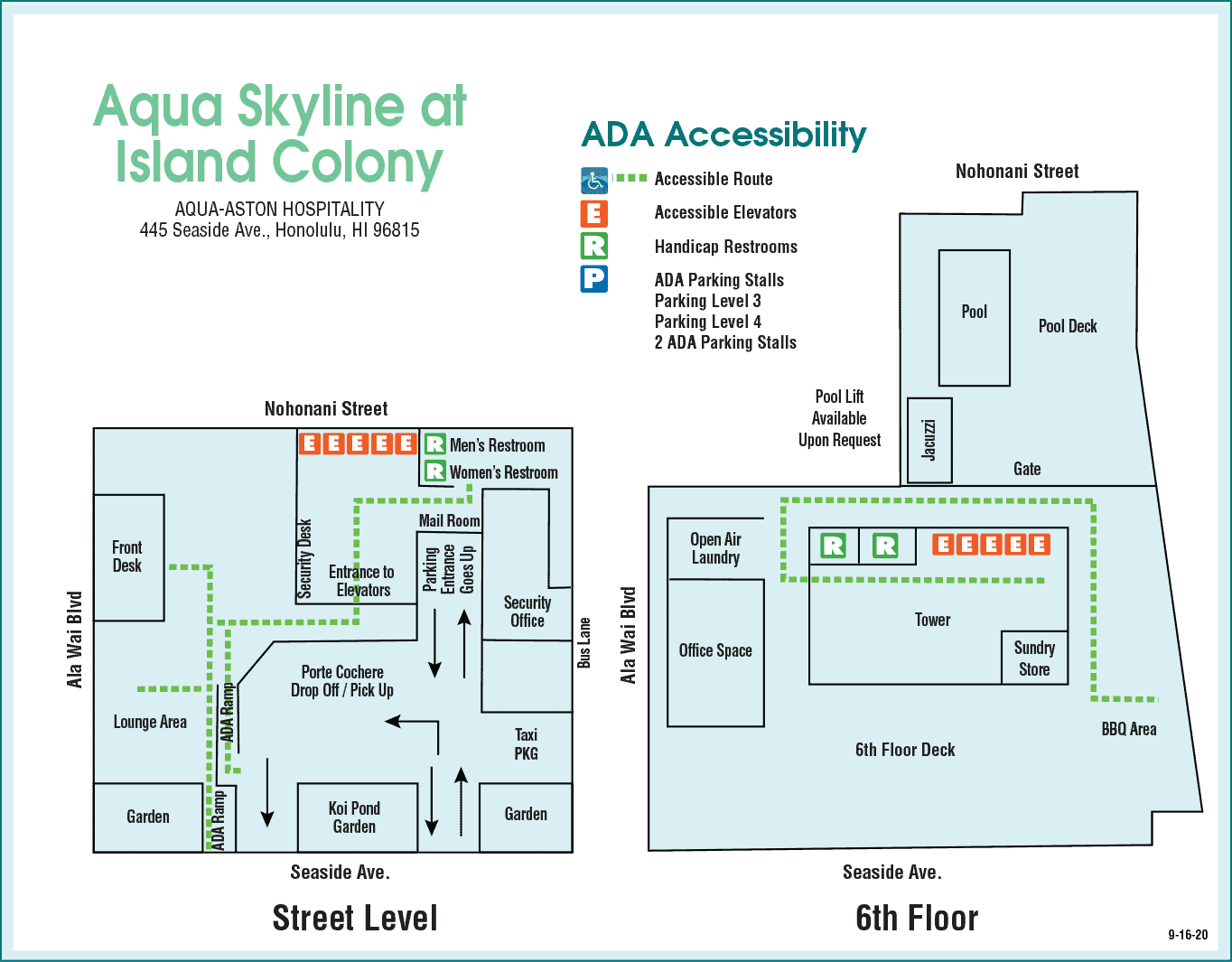 Accessibility map